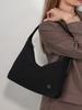 David Jones women's shoulder bag, black eco-leather