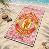 FC Manchester Microfiber Beach Towel Quick Dry Sand Free Lightweight Beach Towels for Travel Swimming Camping