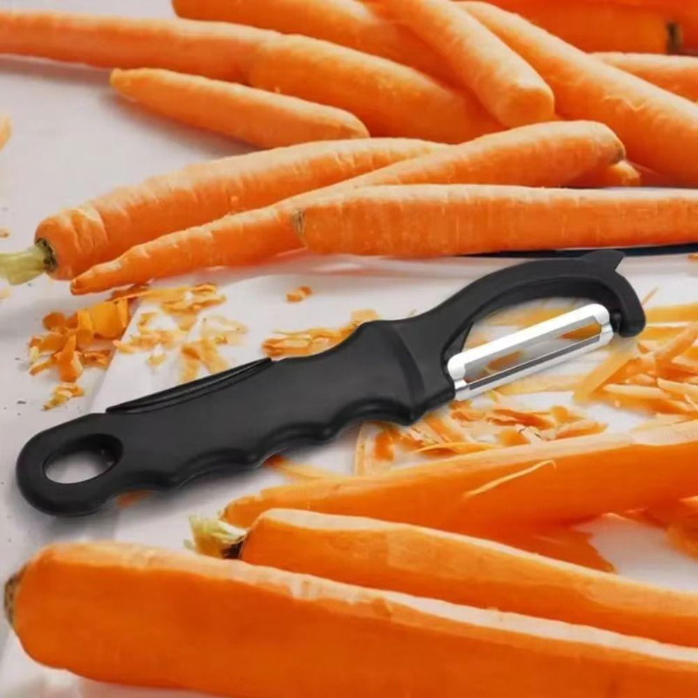 2-in-1 Peeler Soft Grip Handle Stainless Steel Peeler Efficient Fruit Utensils Food Preparation