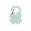 1 Piece Cute Transparent Acrylic Cat Leaf Cherry Hollow Out Climbing Buckle Keychain Sweet Doll Bag Pendant  Accessories