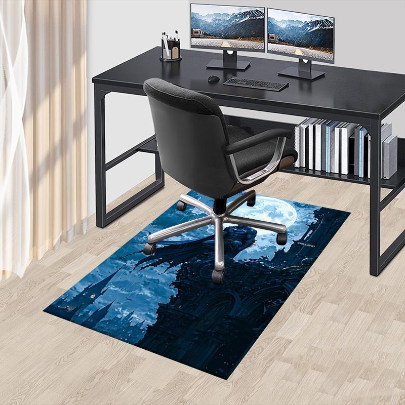 1pc Batman full moon Carpet, for Home & Office Decor, Desk Chair Carpet, Festive GiftL1463