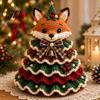 Art And Craft Hobby Kits Animal Christmas Tree Crochet Kit, DIY Highland Cow Cute Handmade Holiday Ornament Dachshund Cat Crafting Kit for Beginners,