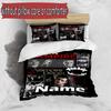 Set copripiumino 3 pezzi (1*Copripiumino + 2*Federe, Senza Nucleo), Set Biancheria da Letto Personalizzato con Nome e Motivo The Vampire Diaries, Regalo Decorazione Camera da Letto