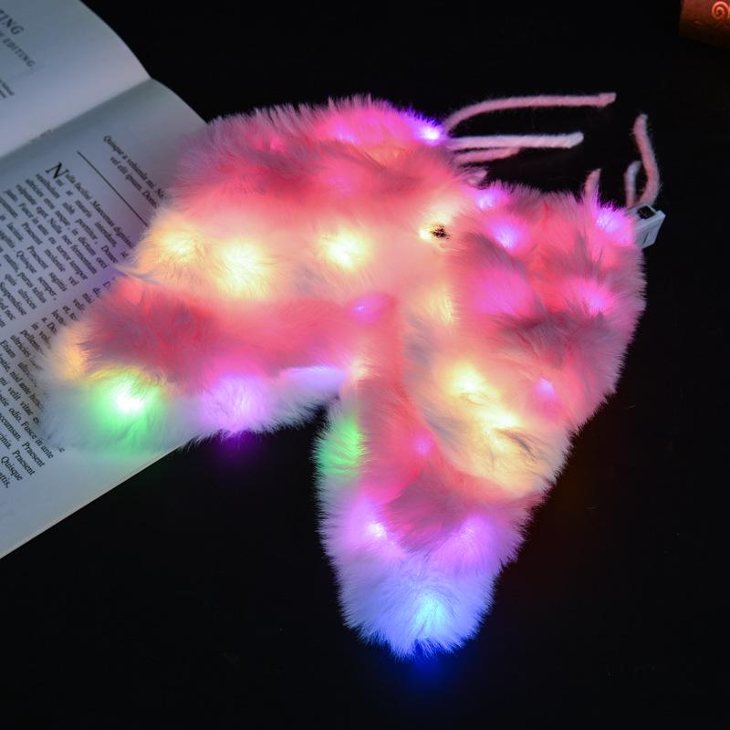 Light-Up Bunny Ears Glow Headband - Perfect for Children's Toys, Night Market Stalls, and Bar Decorations