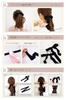 [iijo] Hair Tie, Ribbon, Velvet, Black, Barrette, Stylish, Sophisticated, Simple, Elegant, Formal, Velvet Ribbon (Ribbon Elastic)