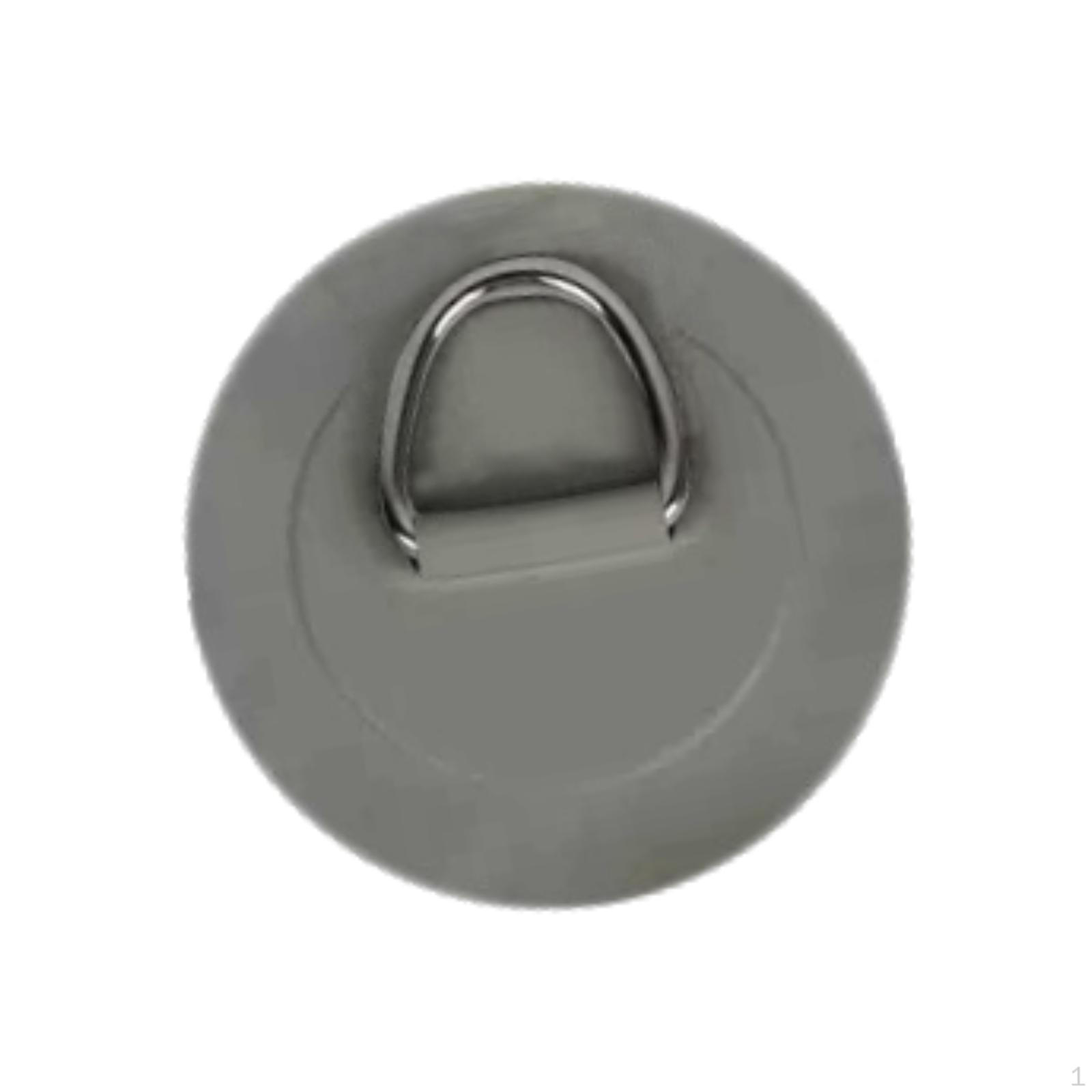 

D-образное кольцо из нержавеющей стали для замены накладки на каноэ, лодку, ПВХ для гребли, рафтинга, черпака серый