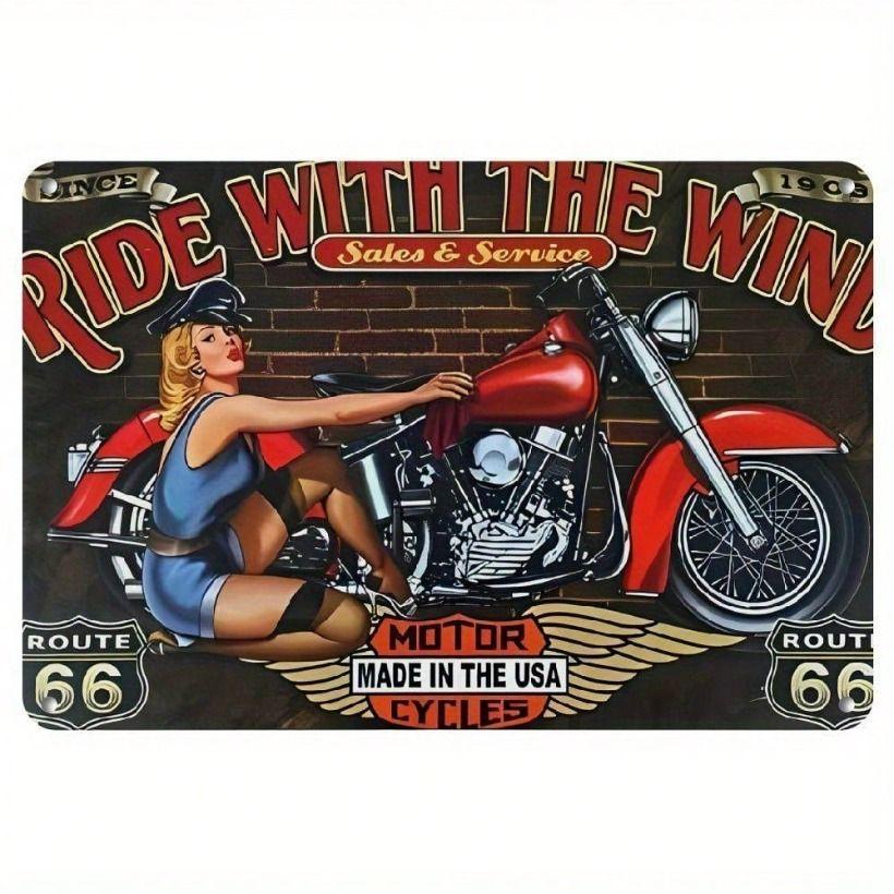 

Vintage Tin Sign Metal Poster Wall Decor Aluminum Panel 8x12 inch Bar Cafe Garage Decoration