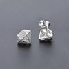 CAOSHI Shinning Stud Earrings Female Engagement Ceremony Jewelry with Bright Zirconia Fashion Design Silver Color Accessories