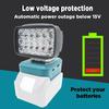 Car LED Work Lights Electric Torch Spotlight Flashlights For Makita 14.4V 18V Li-ion Battery Adapter BL1815 BL1830 BL1430 BL1860