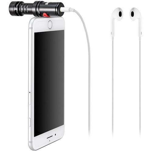 RODE Microphones VideoMic ME-L Ultra-Compact Condenser Microphone with AUX VMML