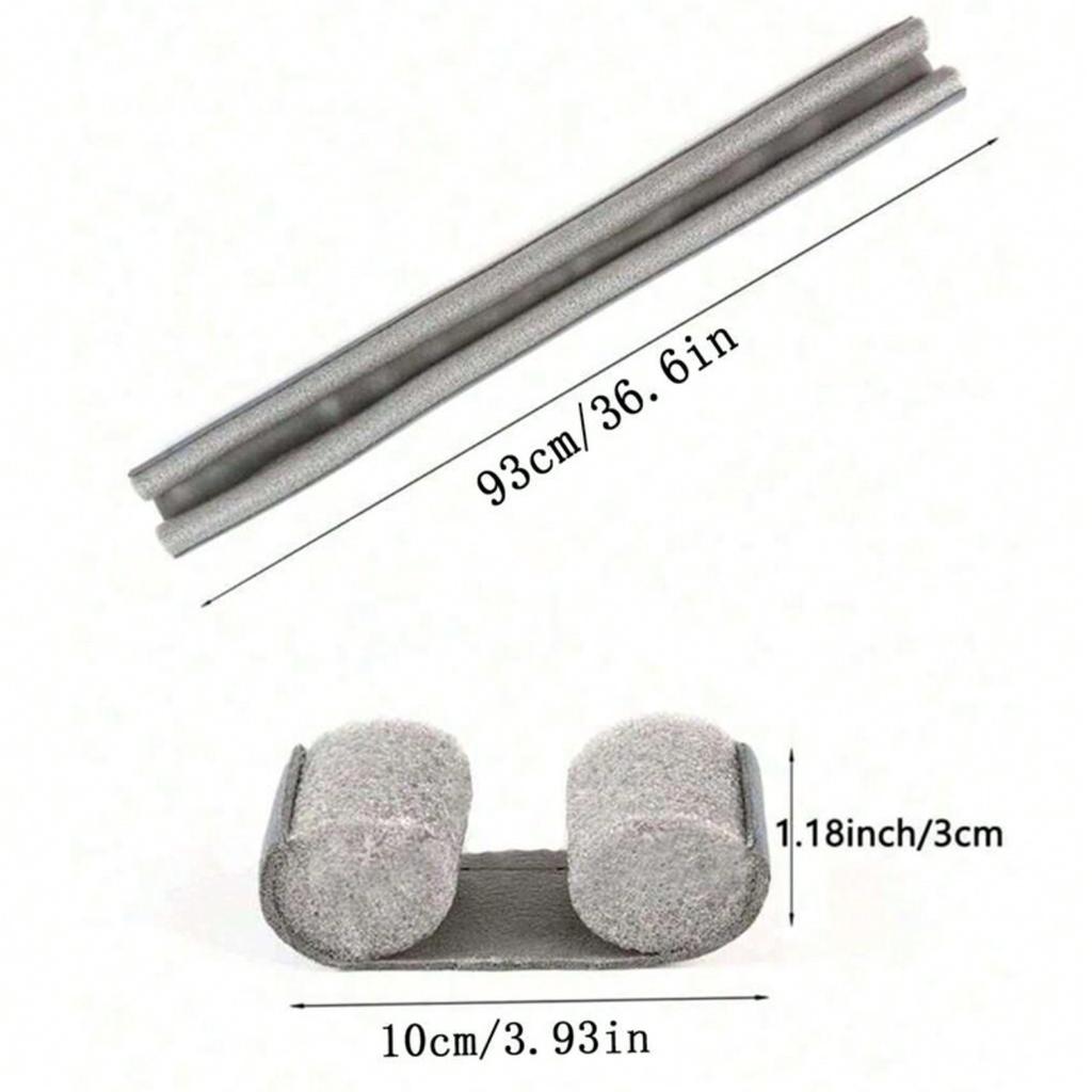 Commercial Grade Door Bottom Seal - Zero-Residue Grey/Black Weatherstrip with Quick-Rebound Core for Hotel/Office/Retail