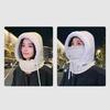 Cold Weather Thermal Balaclava Scarf Winter Windproof Hood Hat Plush Neck Warmer Ski Face Mask For Outdoor Activities