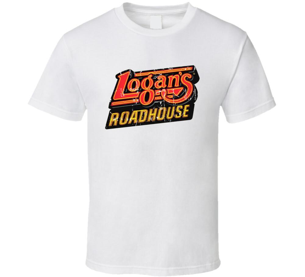 Logans Roadhouse Fast Food Restaurant Distressed Look T Shirt XXXXL
