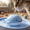 Whale-Shaped Pet Water :Circulating & Filtered Water Dispenser For Cats & Small Pet