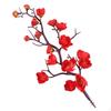 Cake Topper Decoration, Red Paper Fan, Longevity Blessing, Birthday Insert