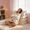 Selfdeprecating Bear Dumpling Plush Pillow For Girls Kids Gift Birthday Decor