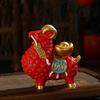 Miniature Feng Shui Goat Statue Creative Zodiac  Sheep Figurine Sheep Phone Holder  New Year Mascot
