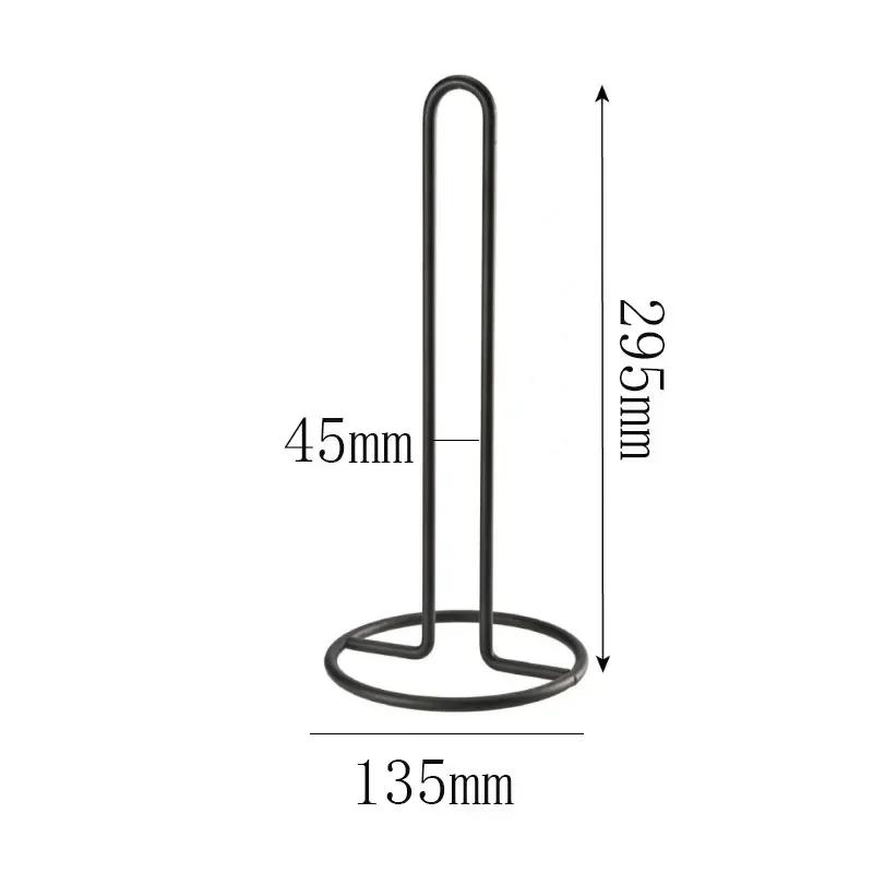Нержавеющая сталь кухонный рулон держатель для бумажных полотенец подставка для салфеток в ванной серебряная вешалка для салфеток аксессуары для домашнего хранения на кухне чёрный 2583₽