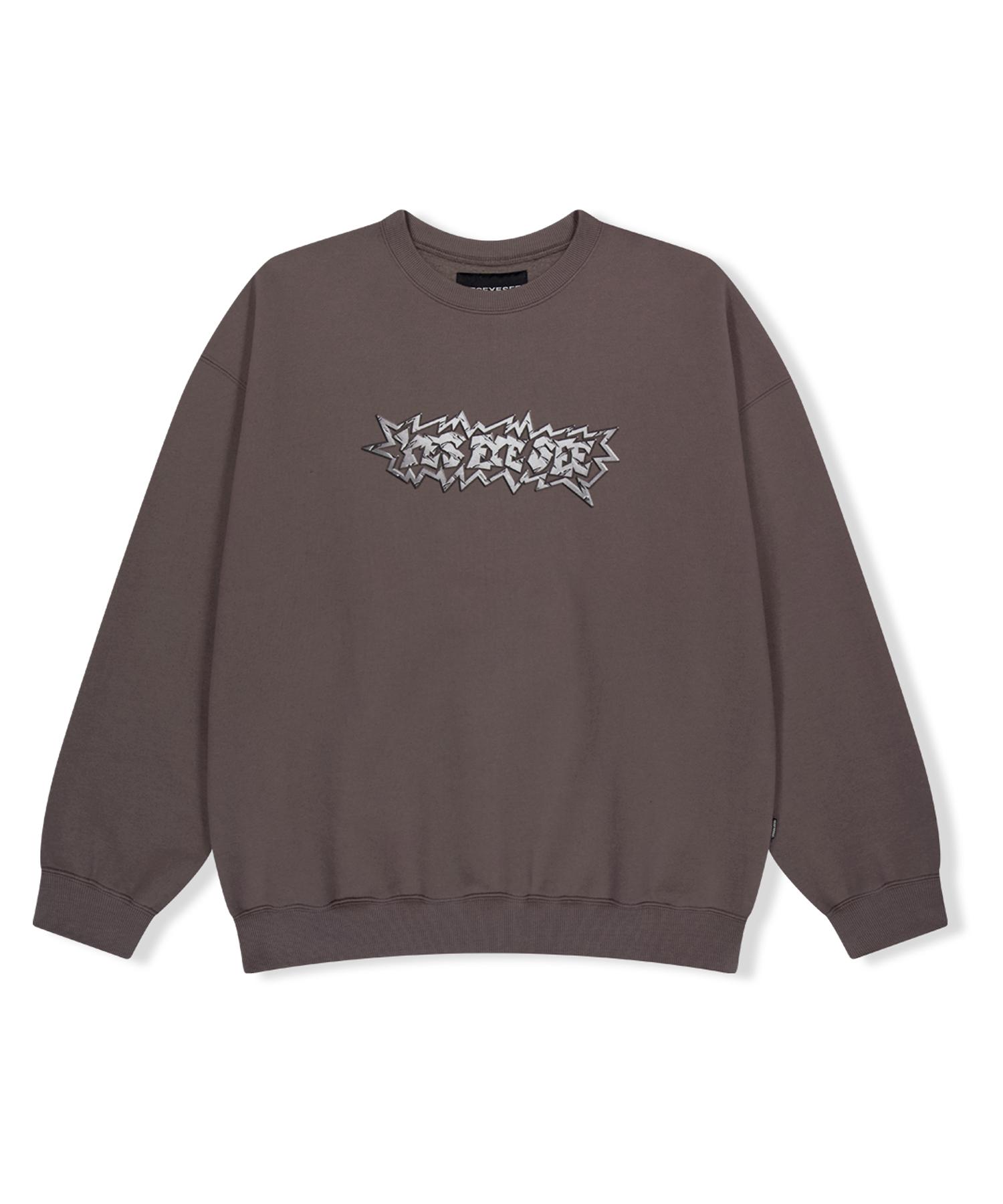 Yes Ic Y.E.S Steel Logo Sweatshirt Cocoa S