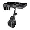 Cup Holder Tray Car Organizer Adjustable with 360°Rotation Eating Food Table