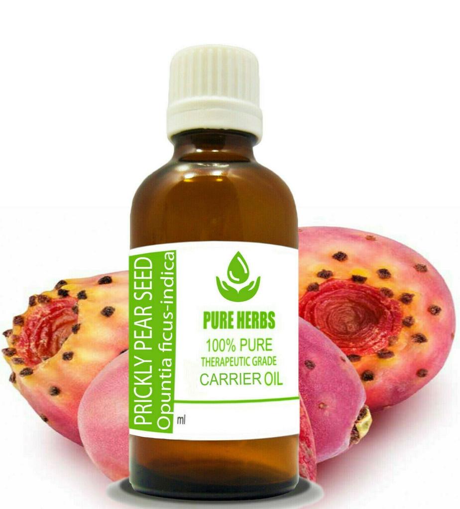 Pure Herbs Prickly Pear Seed Opuntia Ficus Indica Carrier Oil I875 B491 GG1209.4
