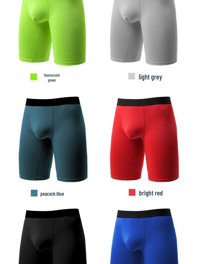 Herren Schnelltrocknende Eis-Seide Boxer Briefs: Leicht, Atmungsaktiv, Scheuerfest, Verlängerter Schritt