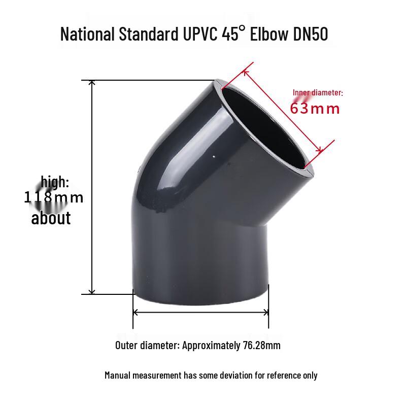 SanYou UPVC 45-Degree Elbow