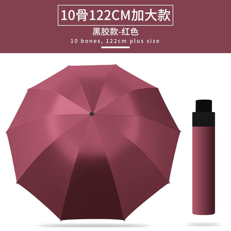 Umbrella Automatic umbrella Large double umbrella Folding umbrella Sunshine and rain women's parasol Sunscreen UV protection Sun umbrella