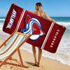 Colorado Avalanche Print Beach Towel, Large Soft Quick Dry Towel for Beach Camping Swimming