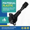 Black Plastic Ignition Coil ZJ01-18-100A for Mazda