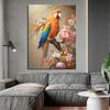 Papageien und Blumen Bild Vollbohrer 5D Diamant Malerei Mosaik Stickerei DIY Kreuzstich für Home Dekorationen J3617