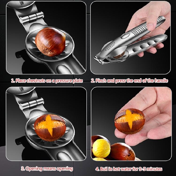 Portable Chestnut Cutter Home Chestnut Clip Opener Kitchen Accessory Tools Multifunctional Chestnut Machine Opener