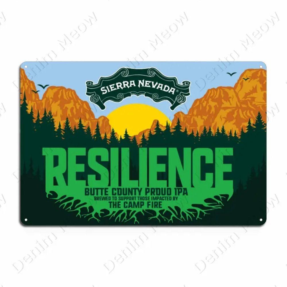 Beer Theme Metal Tin Sign Bar Tavern Home Decor