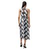 French Connection Womens/Ladies Ariette Leaf Print Halter Neck Wrap Dress