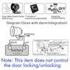 Universal Car Alarm Systems One Way Car Alarm Device Vibration Alarm System M810-8115 Lossless Assembly car alarm devices