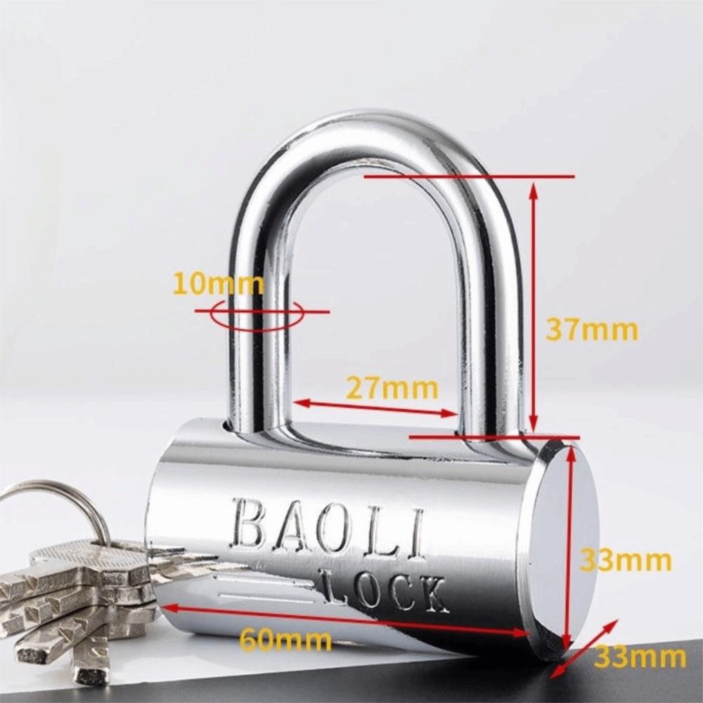 Waterproof Security Lock Metal Anti-theft Padlock  Outdoor Gym Dormitory Cabinet Door