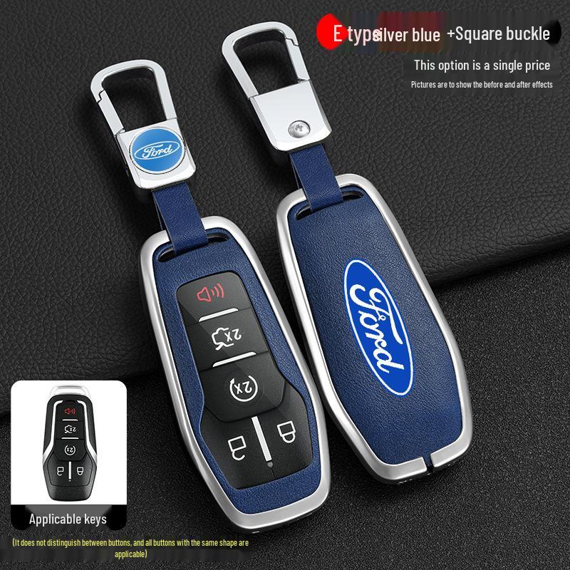 Ford Taurus Key Case for 2015-2017 Explorer Mustang - Metal Shell with Buckle