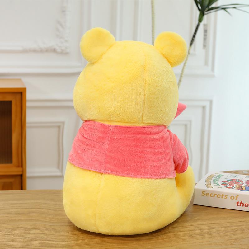 Winnie The Pooh Abbraccia Pimpi Peluche Kawaii Peluche Cuscino da Letto Decorazione Stanza Anime Regalo di Compleanno Per Bambine
