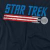 Star Trek Unisex Adult Enterprise Americana T-Shirt