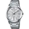 Men S Analog Quartz Watch Silver Metal Band Mtp 1381d 7av