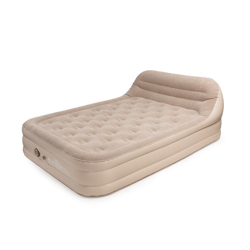 Mountain Inflatable Mattress with Backrest - Automatic Air Cushion Bed for Home, Floor, Tent, and Outdoor Camping.