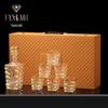 FANKAQI Luxury Crystal Whisky Glass Gift Set