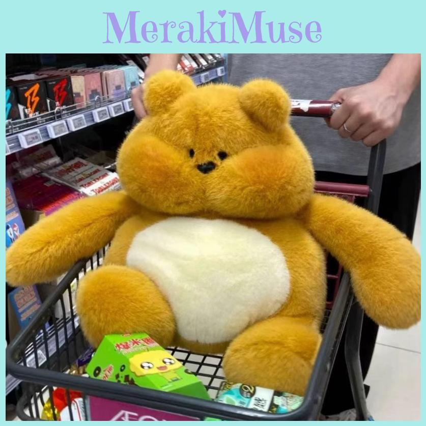 Cartoon Adorable Plush Toy Bear Pp Cotton Filling Children Sleep Comfort Play