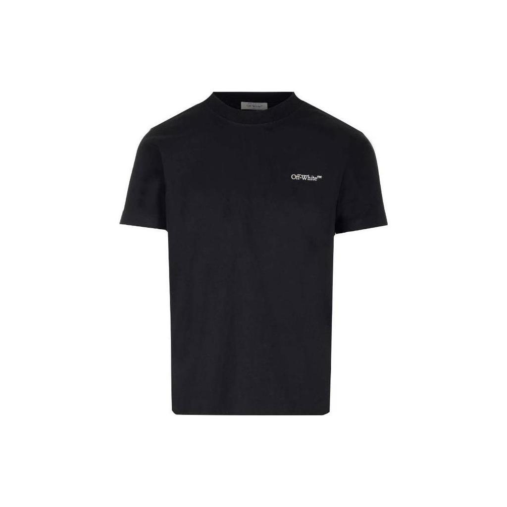 OFF WHITE Logo Printed Crewneck T Shirt OMAA027F23JER0101001