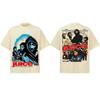 Juice 1992 Movie Tupac Front & Back Portrait Collage Print T-shirt American Hip Hop Vintage Unisex Loose Short Sleeve T-shirt
