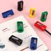 20 Pack Carpenter Pencil Sharpener Colourful Manual Portable Woodwork Pencil Cutterfor Woodworking Travel School Office, 5 Color