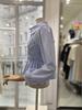 Satin Smoking Banding Long Sleeve Blouse S261k258