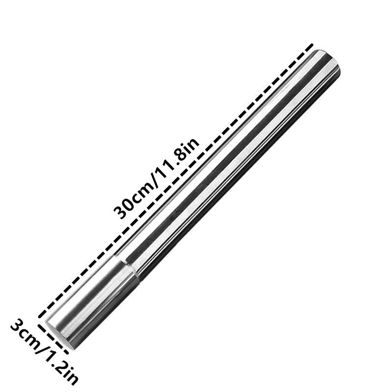 Stainless Steel BBQ Skewer Storage Tube Anti-Rust Durable Portable Holder for Family Camping Picnic Outdoor Grilling