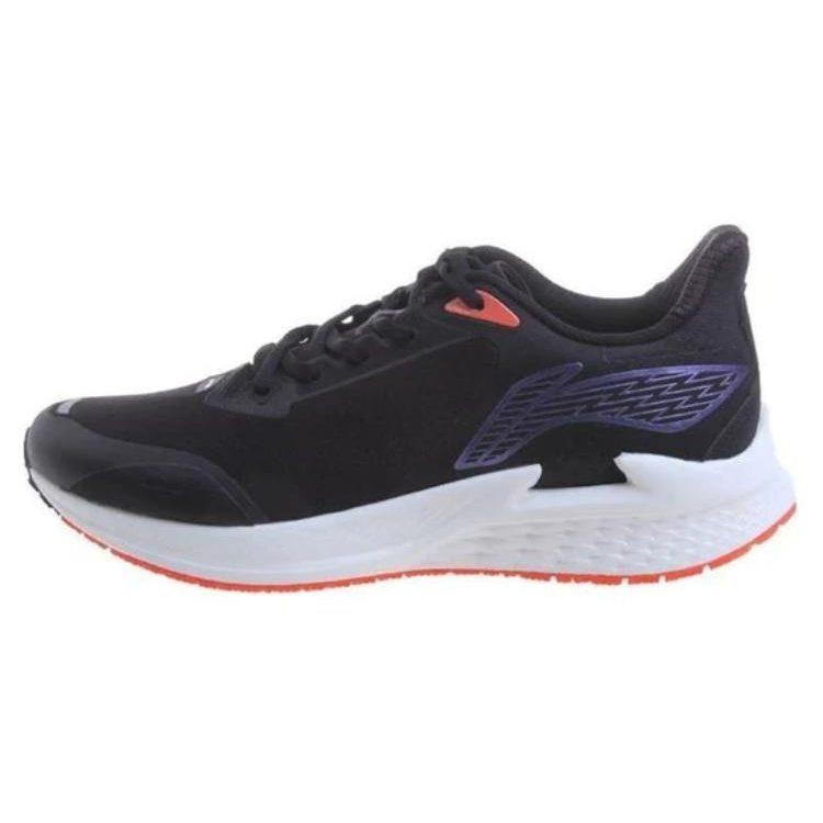 Li Ning Slip Resistant, Abrasion Resistant, Breathable Low top Running Shoes Women's Black ARMR018-1