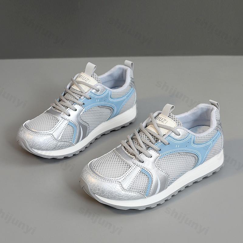 Fashion 2025 Autumn Women Casual Shoes Mesh Breathable Fashion Thick Soled Sports Shoes Comfortable Lightweight Sneakers Zapatos Mujer